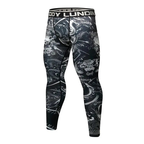 Cody Lundin - Collage - BJJ compression tights /rash guard / Spats /Pants