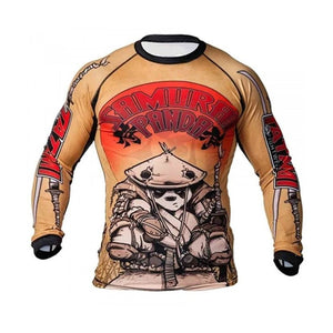 Tatami - Samurai Panda -  Long Sleeve BJJ Compression Shirt / Rash Guard