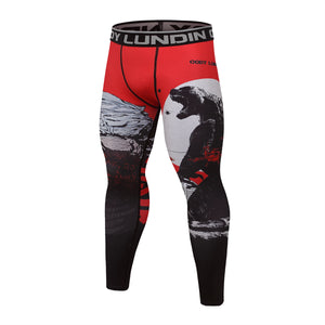 Cody Lundin - Godzilla - BJJ compression tights /rash guard / Spats /Pants