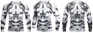 Cody Lundin - Mural Series : Shinigami -  Long Sleeve MMA  / BJJ  Compression Shirt / Rash Guard