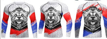 Cody Lundin - Battle Nation : RUSSIA  -  Long Sleeve MMA  / BJJ  Compression Shirt / Rash Guard