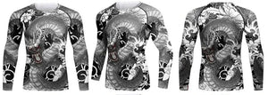 Cody Lundin - Mural Series : Shinryū -  Long Sleeve MMA  / BJJ  Compression Shirt / Rash Guard