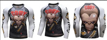 Cody Lundin - " MEAN MONKEY "  -  Long Sleeve MMA Compression  Shirt / Rash Guard