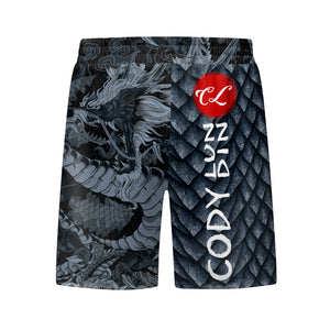 Cody Lundin - Dragon Scales - MMA Fight Shorts