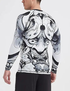 Cody Lundin - Mural Series : Shinigami -  Long Sleeve MMA  / BJJ  Compression Shirt / Rash Guard