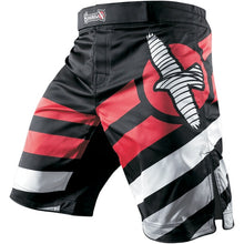 HAYABUSA Black/White/Red II Breathable MMA Fight Shorts