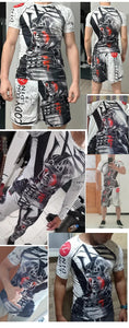 Cody Lundin -  Bleeding Samurai -  Short Sleeve MMA  / BJJ  Compression Shirt / Rash Guard