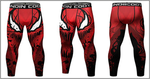 Cody Lundin - CARNAGE - BJJ compression tights /rash guard / Spats /Pants