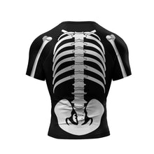 Cody Lundin - " Skeleton Crew "-  Short Sleeve MMA  / BJJ  Compression Shirt / Rash Guard