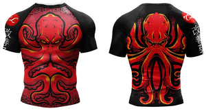 Cody Lundin - The KRAKEN  -  Short Sleeve MMA Compression  Shirt / Rash Guard