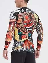 Cody Lundin - Mural Series: KOMAINU -  Long Sleeve MMA  / BJJ  Compression Shirt / Rash Guard