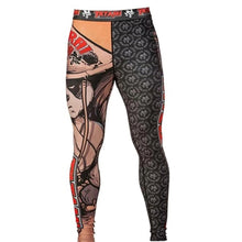 TATAMI - Samurai Panda - BJJ compression tights /rash guard / Spats /Pants