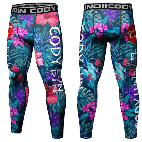 Cody Lundin - BLOOM - BJJ compression tights /rash guard / Spats /Pants