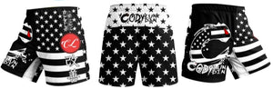 Cody Lundin - Black Flag - MMA Fight Shorts