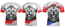 Cody Lundin - Battle Nation : RUSSIA  -  Short Sleeve MMA  / BJJ  Compression Shirt / Rash Guard