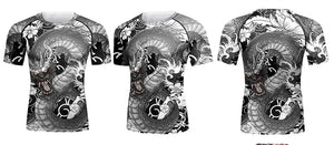 Cody Lundin - Mural Series : Shinryū - Short Sleeve MMA / BJJ Compression Shirt / Rash Guard