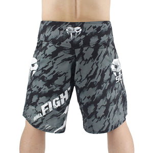 SOTF "GREY  VENOM" Camoflage MMA Fight Shorts