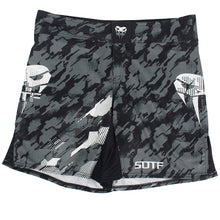 SOTF "GREY  VENOM" Camoflage MMA Fight Shorts