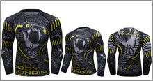 Cody Lundin - "VIPER STRIKE" - Men's MMA Long Sleeve Compression  Shirt / Rash Guard