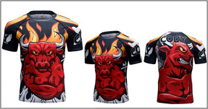 Cody Lundin - "Bully" - Men's MMA Short Sleeve Compression  Tee/ Shirt / Rash Guard