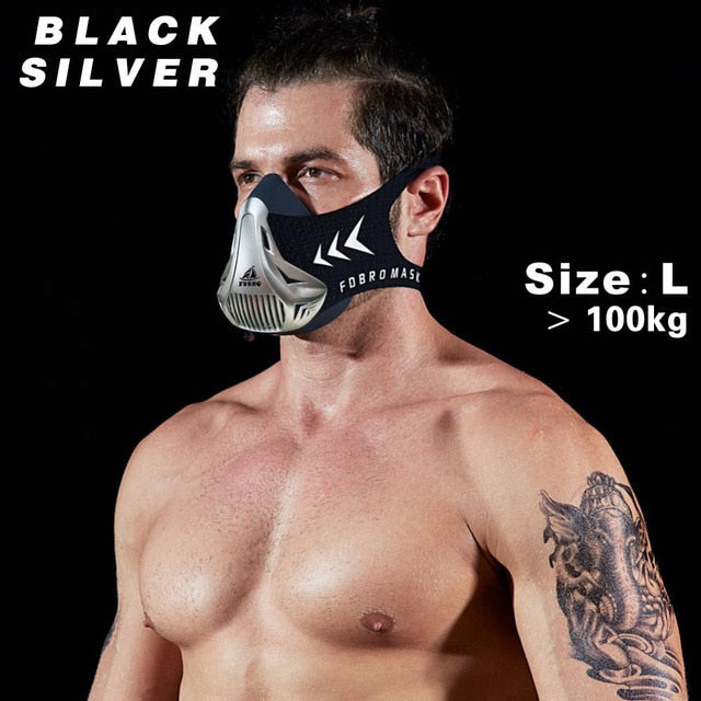 FDBRO Sports Mask Pro Masque d'entraînement pour Fitness, Course,  résistance, Cardio, Masque d'endurance pour Masque d'entra?Nement Sportif  avec Filtre en Cotton (Noir, S) : : Sports et Loisirs