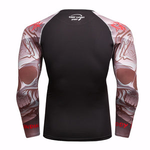 Cody Lundin - VS-8 - Men's MMA Long Sleeve Compression Shirt / Rash Guard