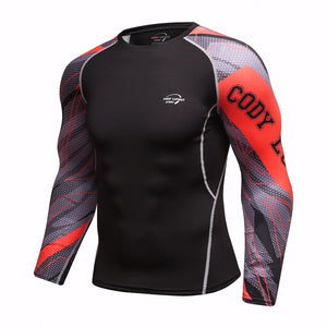 Cody Lundin - VS-6 - Men's MMA Long Sleeve Compression Shirt / Rash Guard