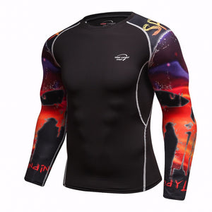 Cody Lundin - VS-5 - Men's MMA Long Sleeve Compression Shirt / Rash Guard