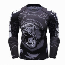 Cody Lundin - "Silverback" - Men's MMA Long Sleeve Compression  Shirt / Rash Guard