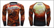 Cody Lundin - "Phoenix" - Men's MMA Long Sleeve Compression  Shirt / Rash Guard