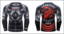 Cody Lundin - "Bushido Carp" - Men's MMA Long Sleeve Compression  Shirt / Rash Guard