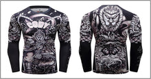 Cody Lundin - "Monkey King" - Men's MMA Long Sleeve Compression  Shirt / Rash Guard