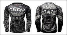 Cody Lundin - "Dragon Stare" - Men's MMA Long Sleeve Compression  Shirt / Rash Guard