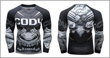 Cody Lundin - "Samurai Stare" - Men's MMA Long Sleeve Compression  Shirt / Rash Guard