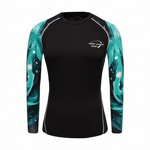 Cody Lundin -  VS-W12  - Women's MMA Long Sleeve Compression Tee/ Shirt / Rash Guard