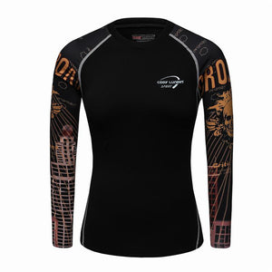 Cody Lundin -  VS-W8  - Women's MMA Long Sleeve Compression Tee/ Shirt / Rash Guard