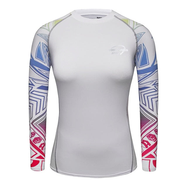 Cody Lundin -  VS-W1  - Women's MMA Long Sleeve Compression Tee/ Shirt / Rash Guard