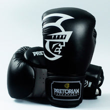 Pretorian Training Series Unisex Boxing Gloves - Black White