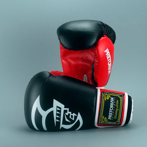 Pretorian Training Series Unisex Boxing Gloves - Black Red