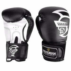 Pretorian Training Series Unisex Boxing Gloves - Black White