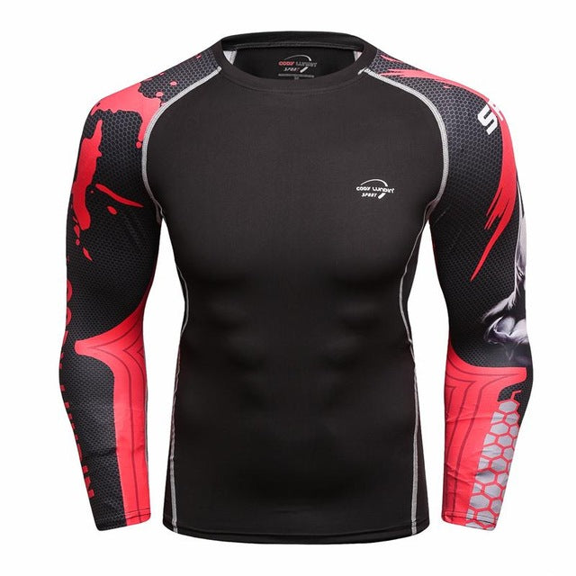 Cody Lundin - VS-7 - Men's MMA Long Sleeve Compression Shirt / Rash Guard