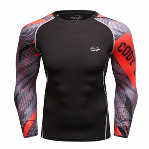 Cody Lundin - VS-6 - Men's MMA Long Sleeve Compression Shirt / Rash Guard