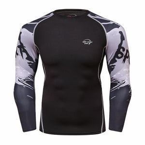 Cody Lundin - VS-3 - Men's MMA Long Sleeve Compression Shirt / Rash Guard