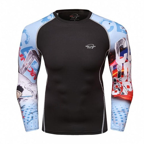 Cody Lundin - VS-2 - Men's MMA Long Sleeve Compression Shirt / Rash Guard