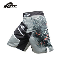 SOTF - "Silver Samurai" MMA Fight Shorts