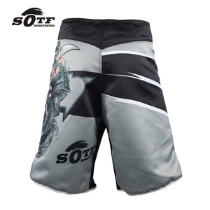 SOTF - "Silver Samurai" MMA Fight Shorts