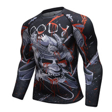 Cody Lundin - "Samurai Blood" - Men's MMA Long Sleeve Compression  Shirt / Rash Guard