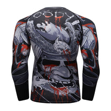 Cody Lundin - "Samurai Blood" - Men's MMA Long Sleeve Compression  Shirt / Rash Guard