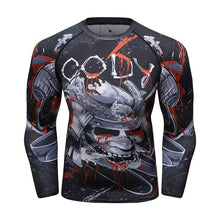 Cody Lundin - "Samurai Blood" - Men's MMA Long Sleeve Compression  Shirt / Rash Guard