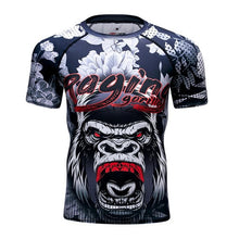 Cody Lundin - "Raging Gorilla" - Men's MMA Short Sleeve Compression  Shirt / Rash Guard